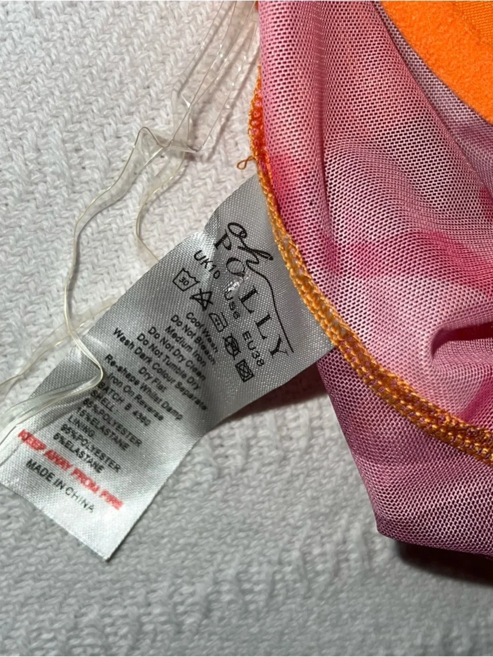 Oh Polly Halter Top M Open Back Y2K Preppy Minimalist Vacation Resort Beach NWOT - Picture 6 of 6